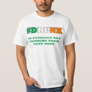 Camiseta Día irlandés de los ebrios