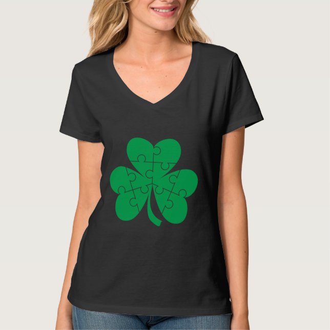 Camiseta Día Irlandés de San Patricio - Conciencia sobre el (Anverso)
