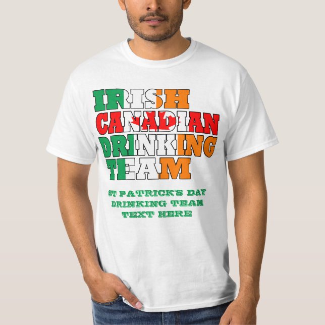 Camiseta Día irlandés del St Patricks del canadiense (Anverso)