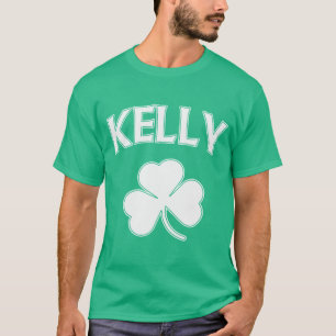 Camiseta Día irlandés del St Patricks del trébol de Kelly