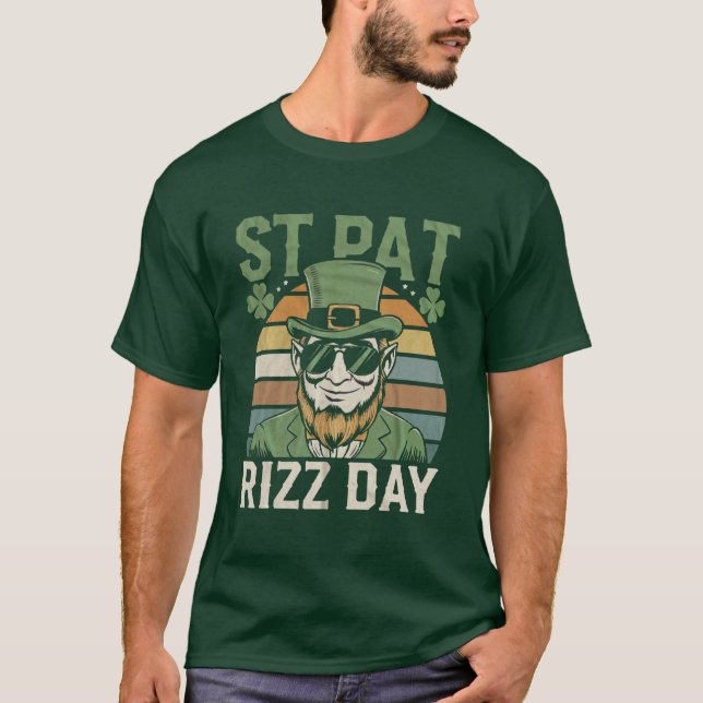 Camiseta Día Irlandés Ofensivo de St Pat Rizz (Anverso)