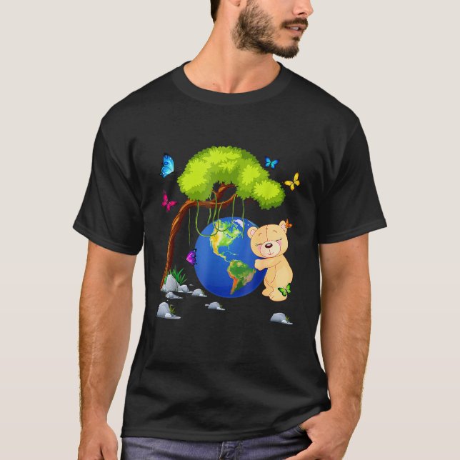Camiseta Día Koala Oso Feliz Día de la Tierra 2021 (Anverso)