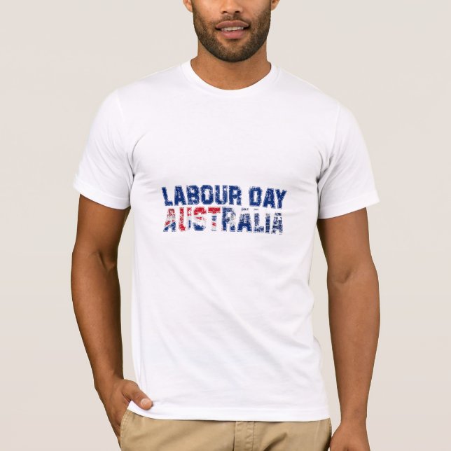 Camiseta día laboral australia Laborista Día sindical (Anverso)