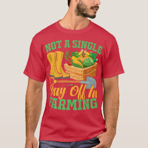 Camiseta Día libre en agricultura Graph