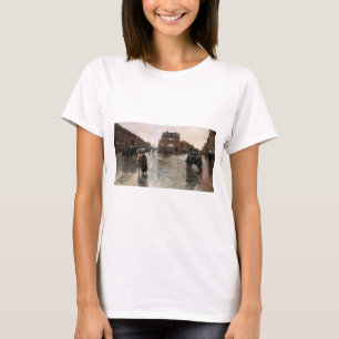 Camiseta Día lluvioso, Boston por Frederick Childe Hassam