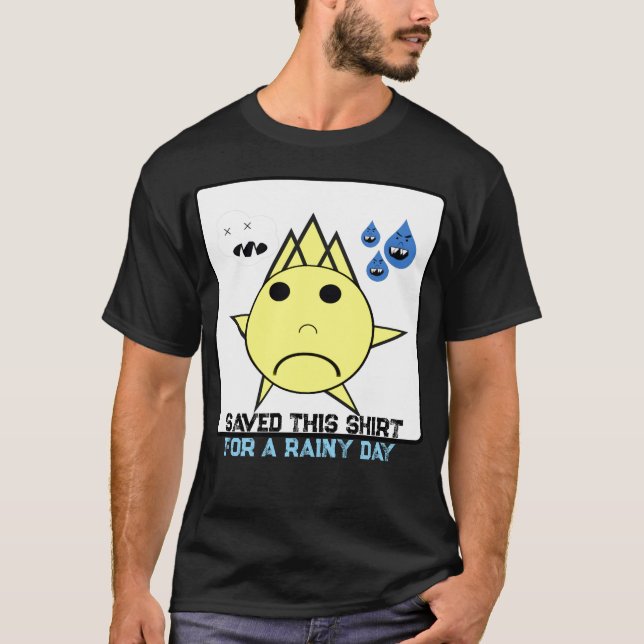 Camiseta Día Lluvioso : Gráficos Skullnskin  (Anverso)