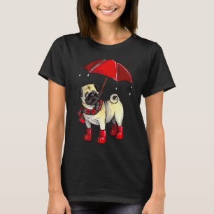 Camiseta Día lluvioso Pug Classic T-Shirt 605