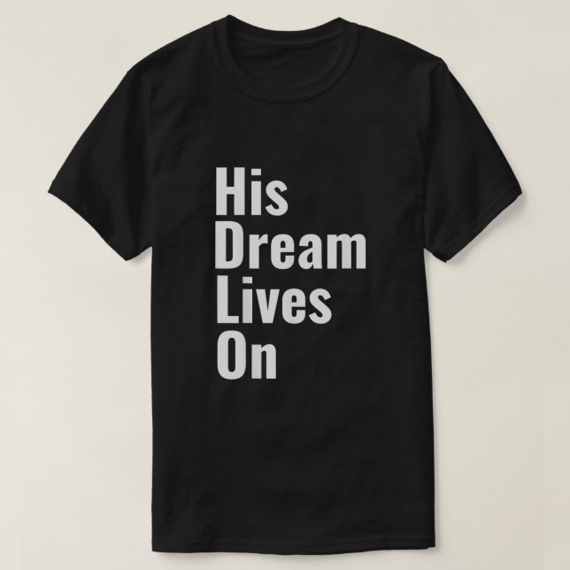 Camiseta Día Martin Luther King (Diseño del anverso)
