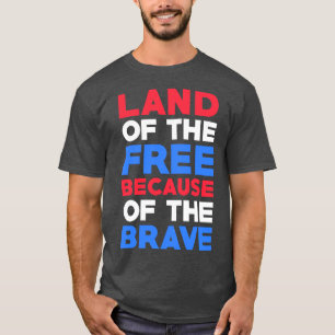 Camiseta DÍA MEMORIAL tierra de los libres por los valiente