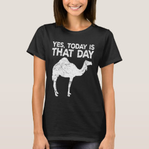Camiseta Día Miércoles Oficina Camelid Meme Jokeidea