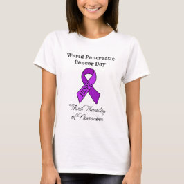 Camiseta Día Mundial contra el Cáncer Pancreático