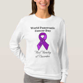 Camiseta Día Mundial contra el Cáncer Pancreático