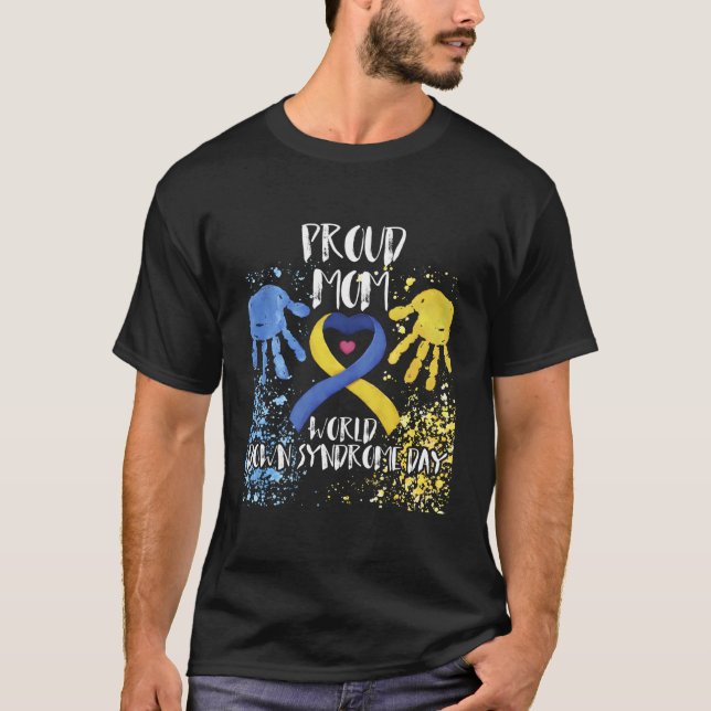 Camiseta Día Mundial contra el Síndrome de Down Día T21 (Anverso)