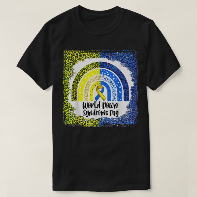 Camiseta Día Mundial de Concienciación sobre el Síndrome de (Diseño del anverso)