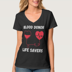Camiseta Día Mundial de Donantes de Sangre Donación Donante