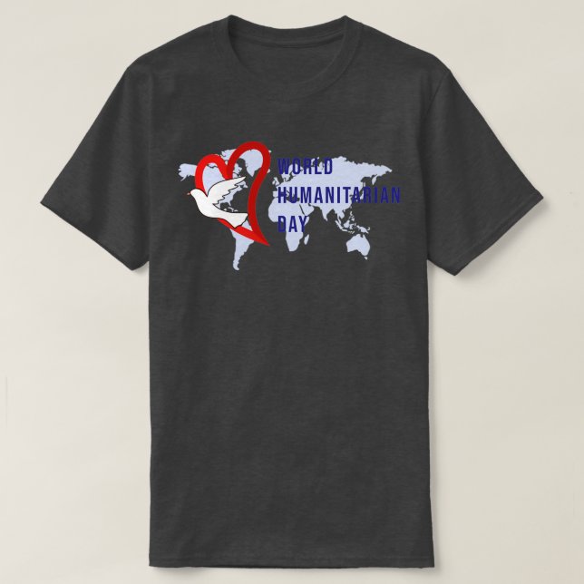 Camiseta Día Mundial de la Asistencia Humanitaria (Diseño del anverso)