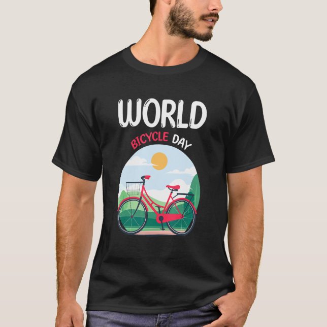 Camiseta Día Mundial de la Bicicleta Naciones Unidas 1 de j (Anverso)