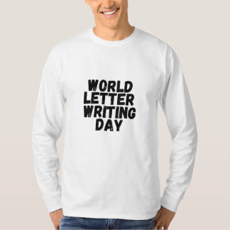 Camiseta Día Mundial de la Escritura de Cartas