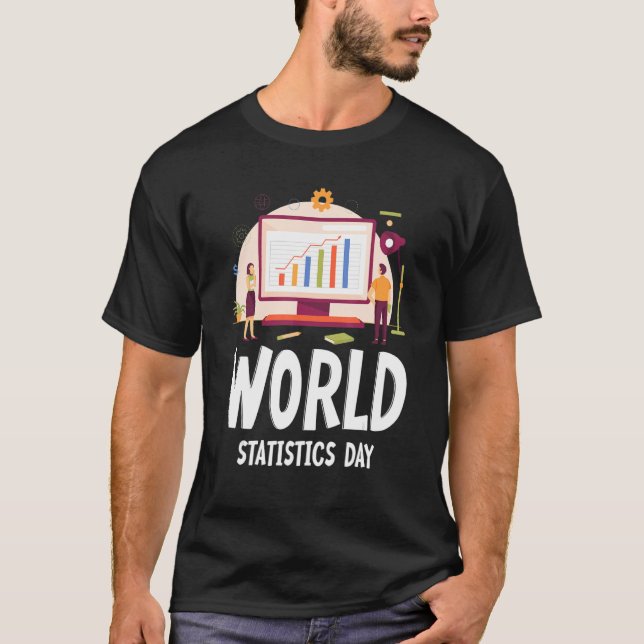 Camiseta Día Mundial de la Estadística Naciones Unidas (Anverso)