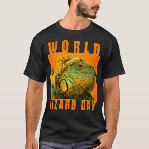 Camiseta Día Mundial de la Laguna, iguana