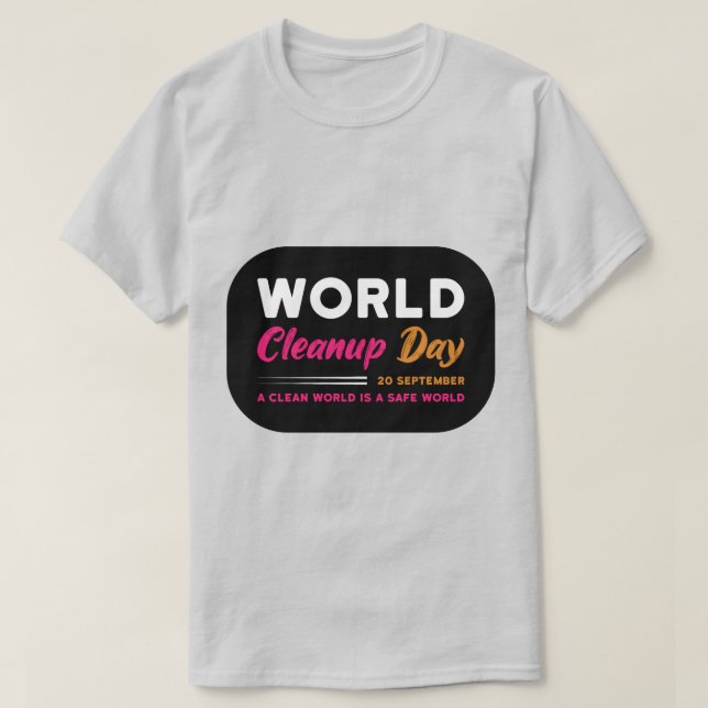 Camiseta Día Mundial de la Limpieza Camiseta-Camiseta-Limpi (Diseño del anverso)