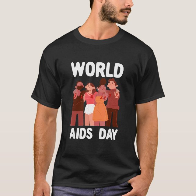 Camiseta Día Mundial de la Lucha contra el SIDA (Anverso)