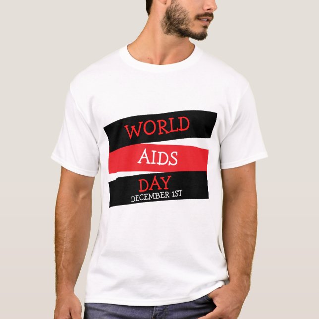Camiseta Día Mundial de la Lucha contra el Sida 1 de diciem (Anverso)