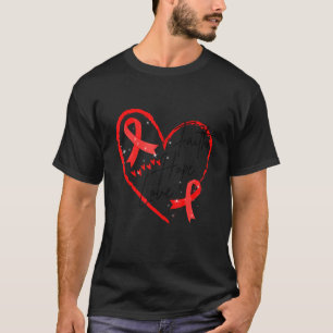 Camiseta Día Mundial de la Lucha contra el Sida Cinta Roja