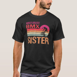Camiseta Día Mundial De La Madre Vintage De La Hermana Bmx