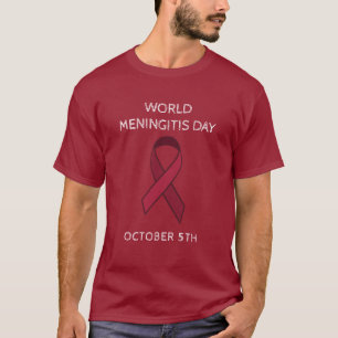 Camiseta Día Mundial de la Meningitis - 5 de octubre