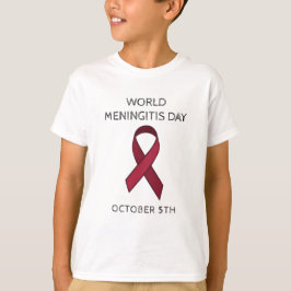 Camiseta Día Mundial de la Meningitis - 5 de octubre