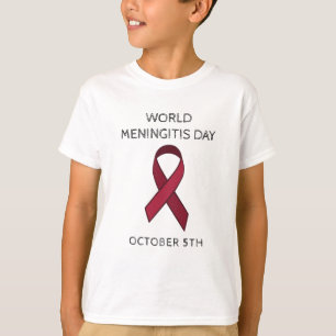 Camiseta Día Mundial de la Meningitis - 5 de octubre