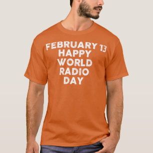 Camiseta Día Mundial de la Radio