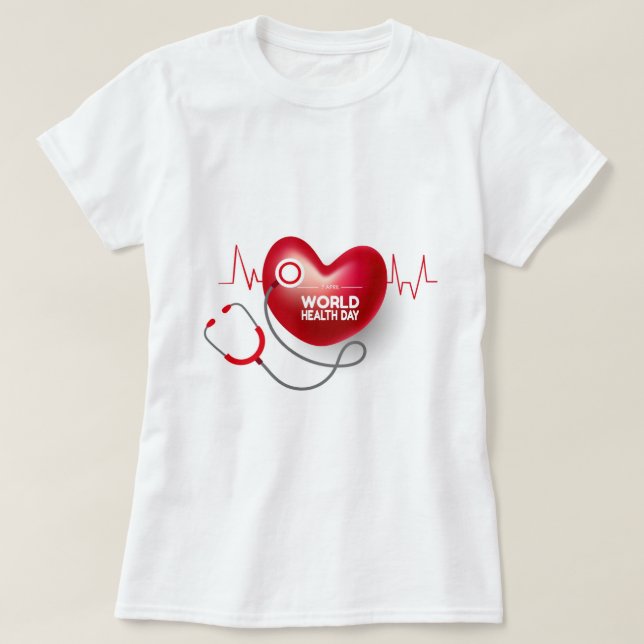 Camiseta Día Mundial de la Salud (Diseño del anverso)