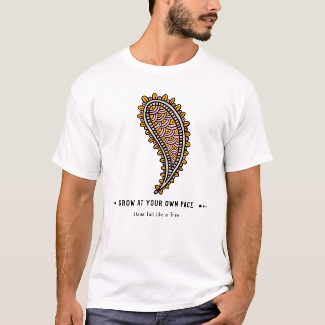 Camiseta Día Mundial de la Salud Mental - Crecer a su propi (Anverso)