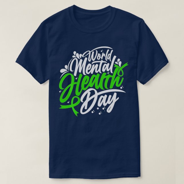 Camiseta Día Mundial de la Salud Mental, Salud Mental  (Diseño del anverso)