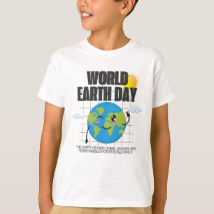 Camiseta Día Mundial de la Tierra - 22 de abril   Proteger 