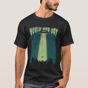 Camiseta Día Mundial De La Ufo Extraterrestres No Identific