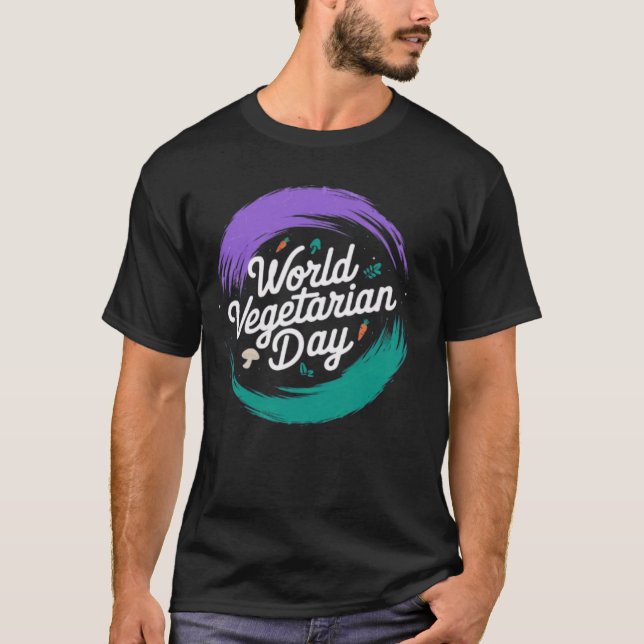 Camiseta Día mundial de la vegetación (Anverso)