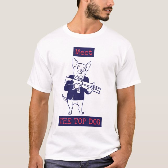 Camiseta Día Mundial de los Animales - Conoce al perro más  (Anverso)