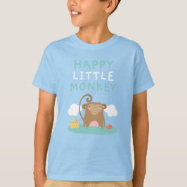 Camiseta Día Mundial de los Animales - Pequeño Mono Feliz