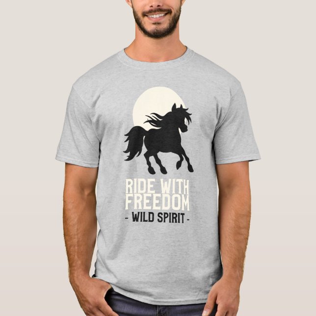 Camiseta Día Mundial de los Animales - Viaje con Caballo Li (Anverso)