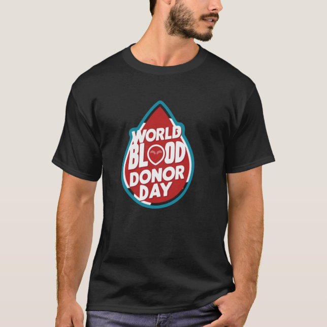 Camiseta Día Mundial de los Donantes de Sangre (Anverso)