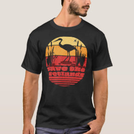 Camiseta Día Mundial de los Humedales Retro Sunset