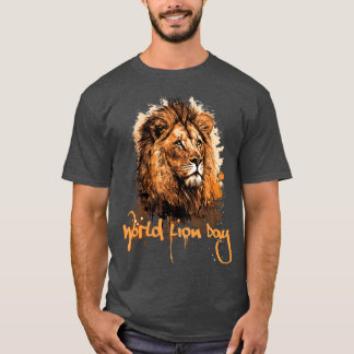 Camiseta Día Mundial de los Leones