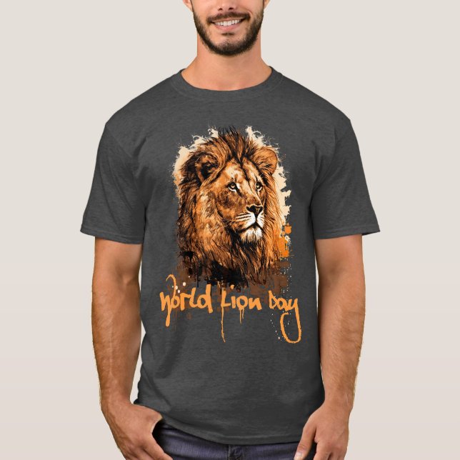 Camiseta Día Mundial de los Leones (Anverso)