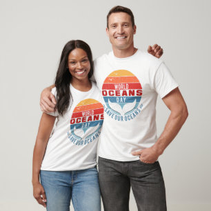 Camiseta Día Mundial de los Océanos - Salven nuestros océan