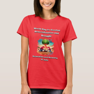Camiseta Día Mundial de Lucha contra la Desertificación y l