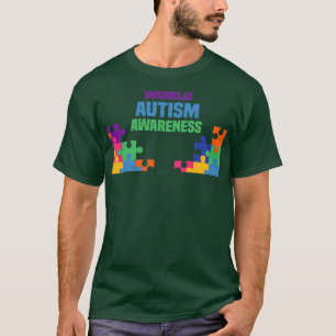 Camiseta Día mundial de sensibilización sobre el autismo y 