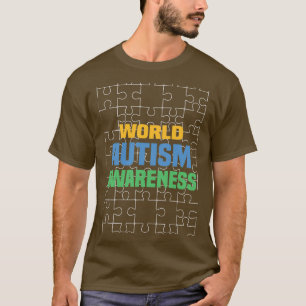 Camiseta Día mundial de sensibilización sobre el autismo y 